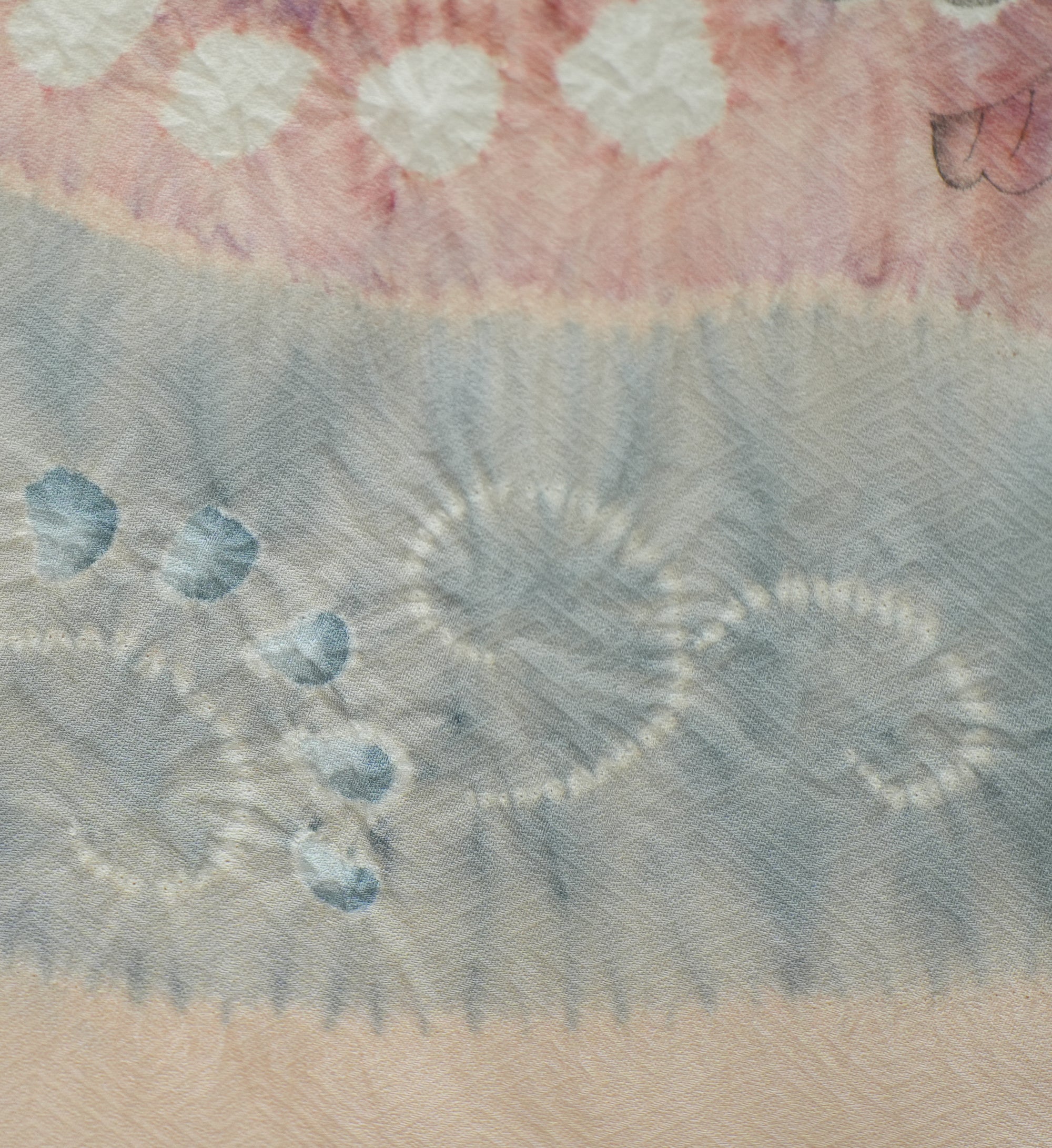 Bai Fabric: 0327-10 | Floral Blush (Shibori patterns!)