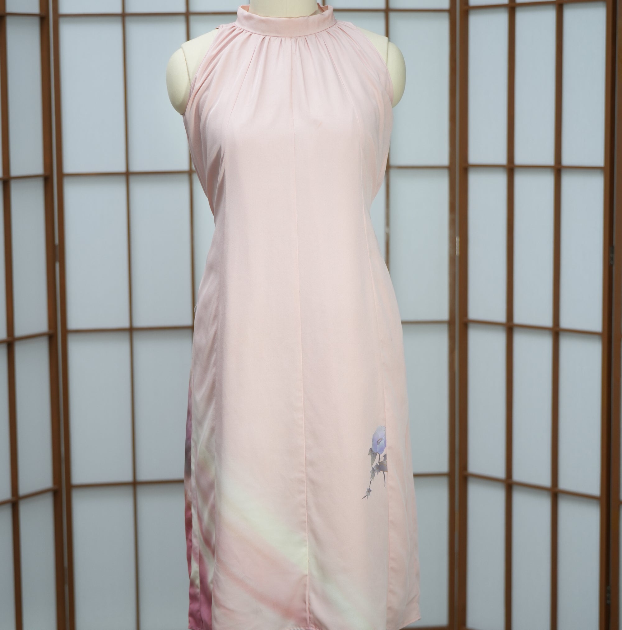 Premium On-hand: Pink Halter Dress | HD526  | LA
