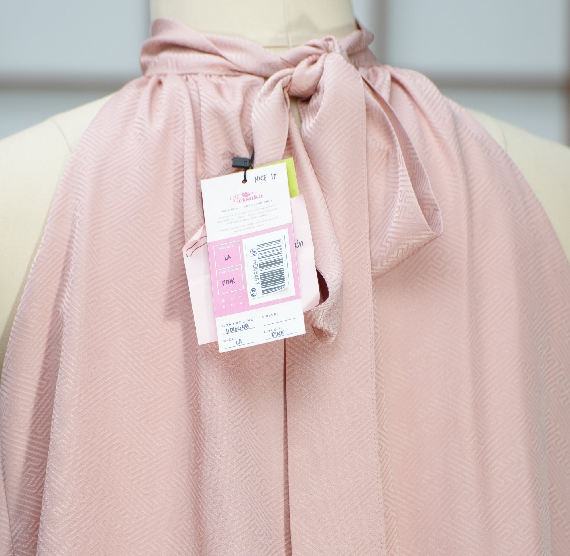 Premium On-hand: Pink Halter Dress | HD6648  | LA