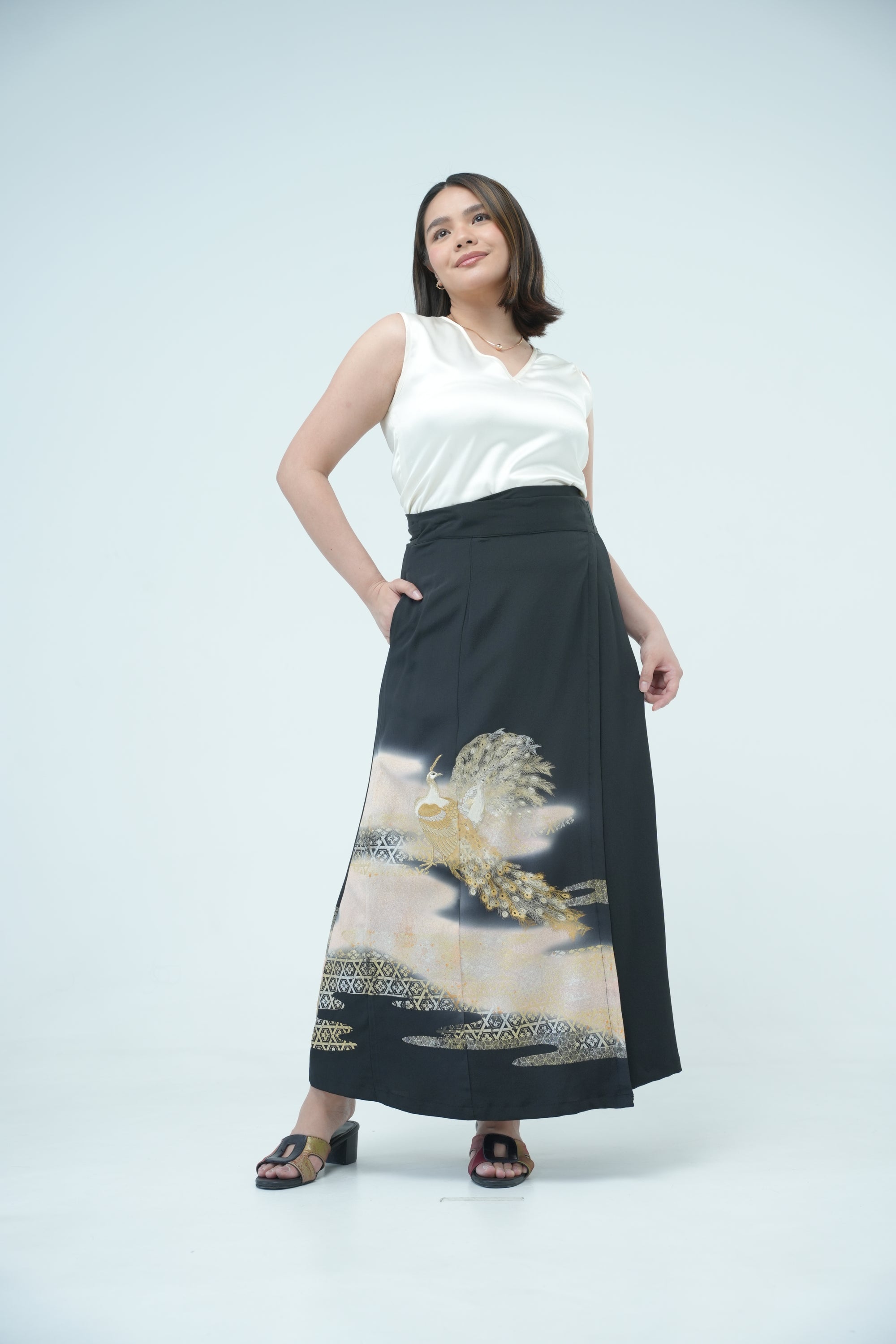 Kimono Wrap Skirt