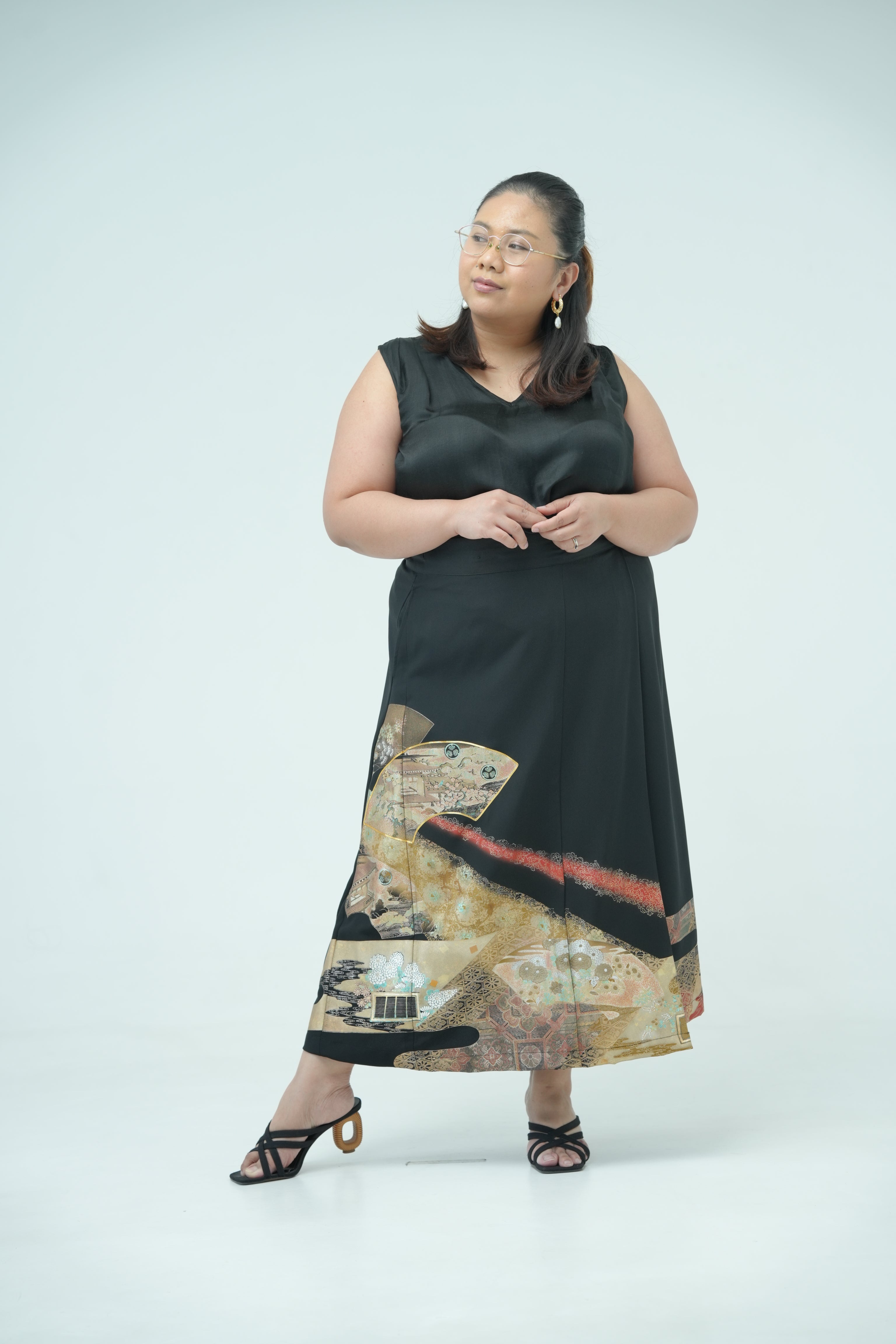 Kimono Wrap Skirt – Etsuka Kimono Fashion