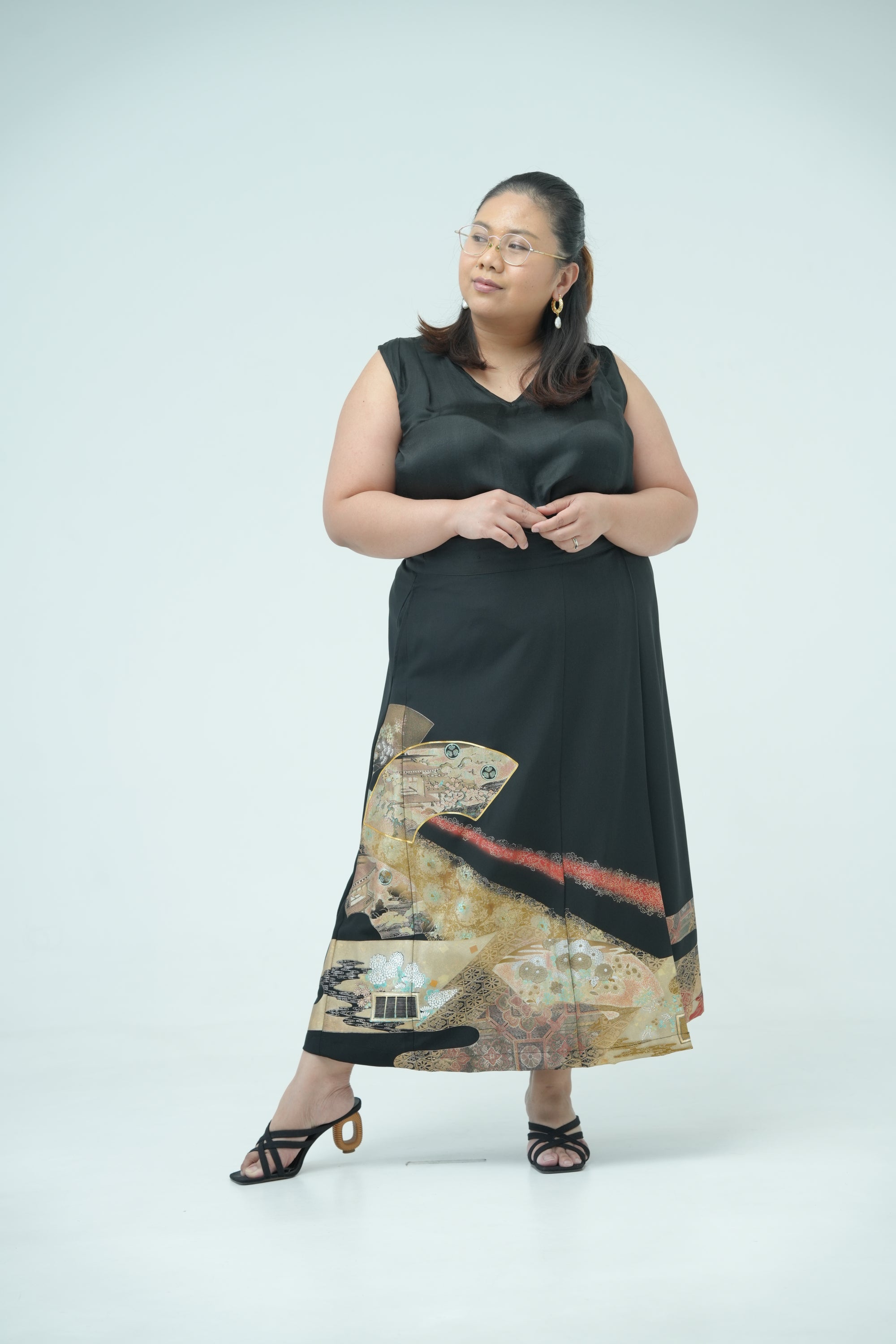 Kimono Wrap Skirt