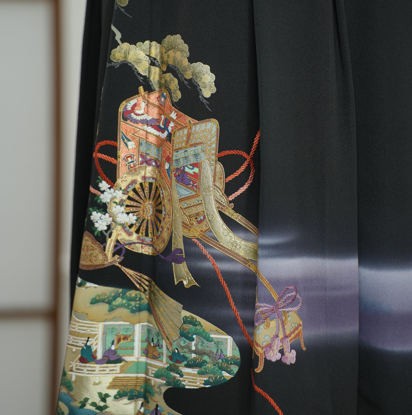Premium On-hand: Black Hanbok Skirt | HS7416 | 1T