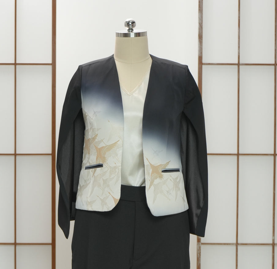 Premium On-hand: Cape Blazer  | CB4901 | Black | L (SO M)
