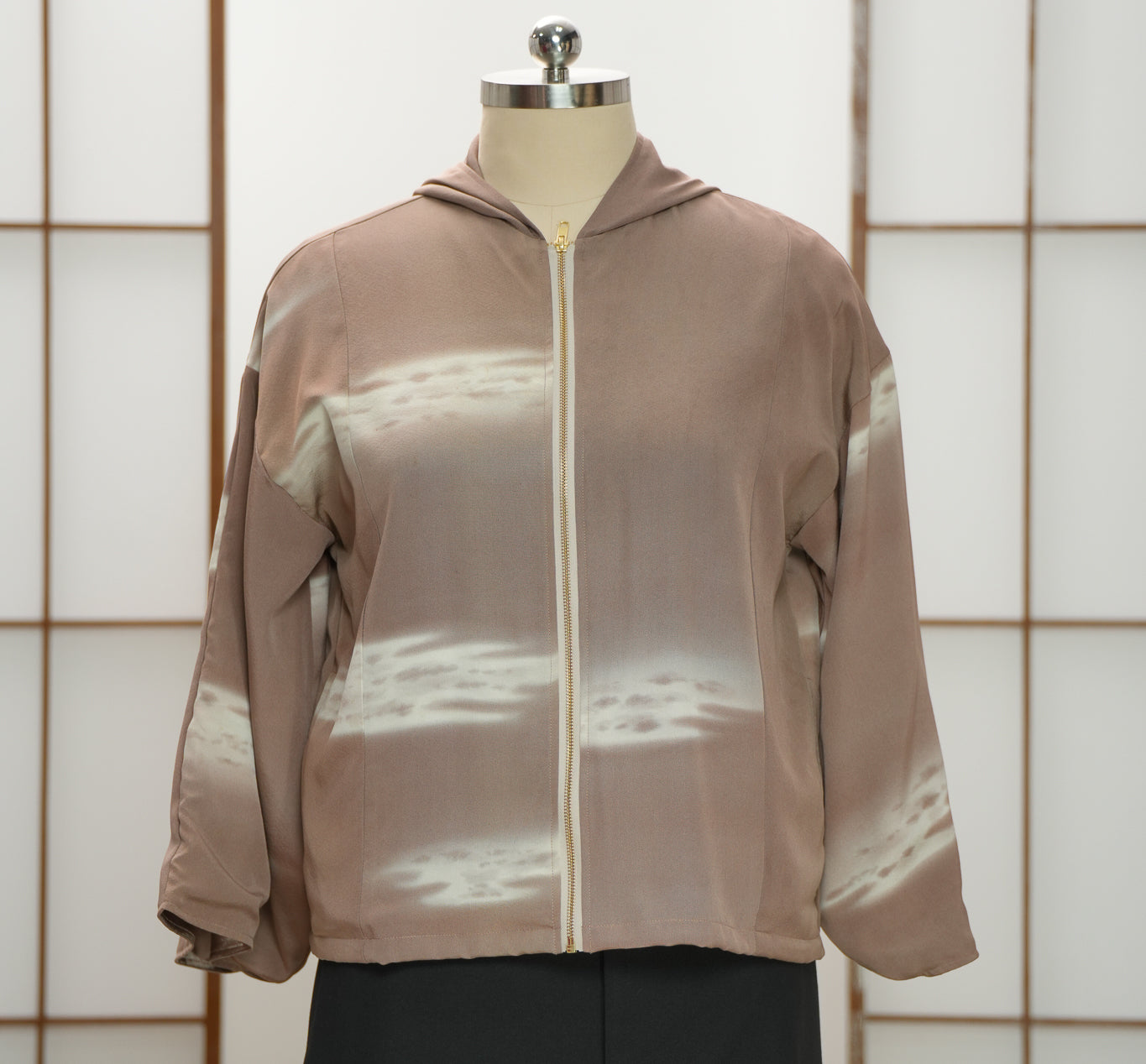 Premium On-hand: Mocha Hoodie With Zipper | HWZ7680