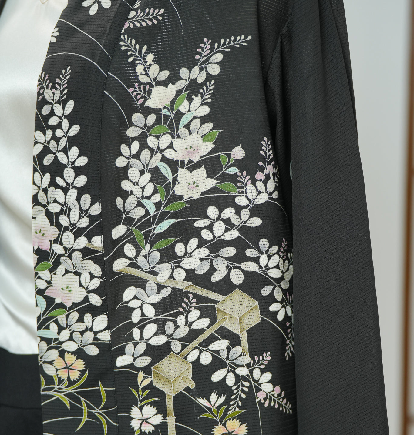Premium On-hand item: See thorugh Black Blazer | 1T | B6522