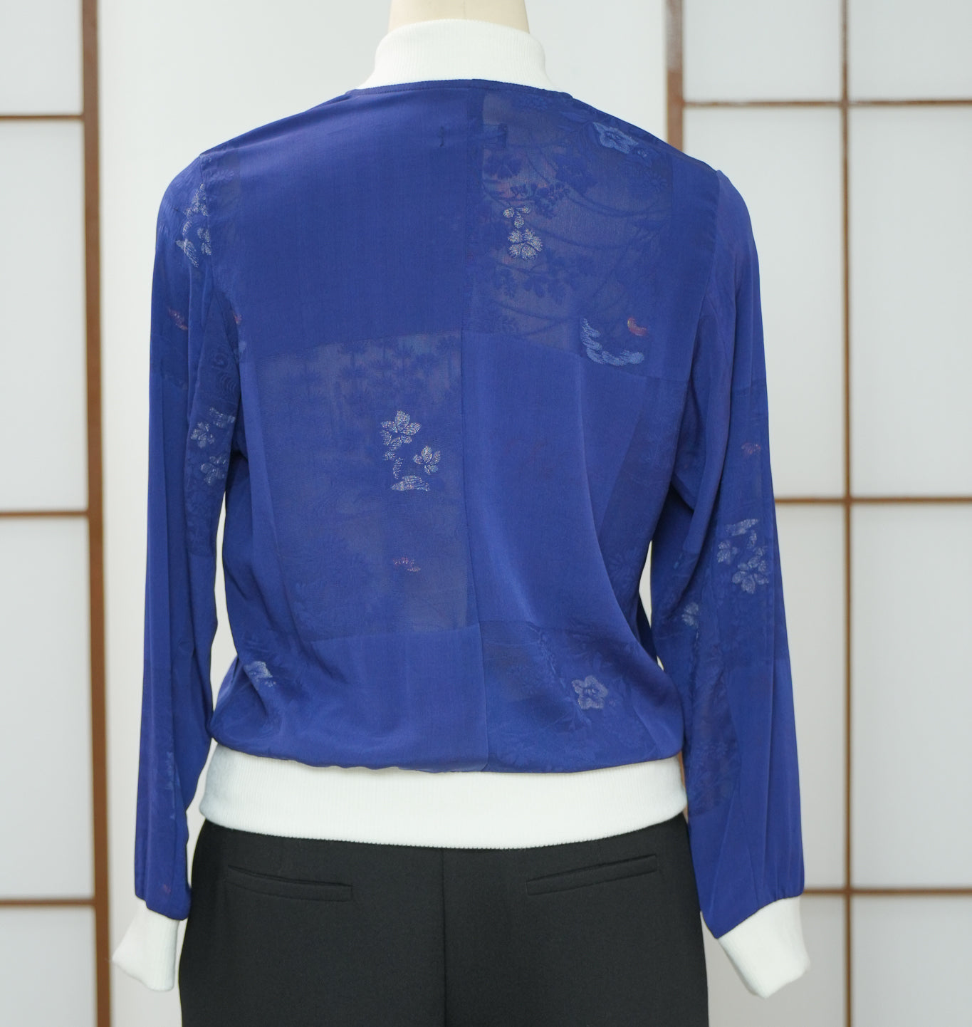 On-hand: See through Blue Bomber Jacket | BJ7608M | LA