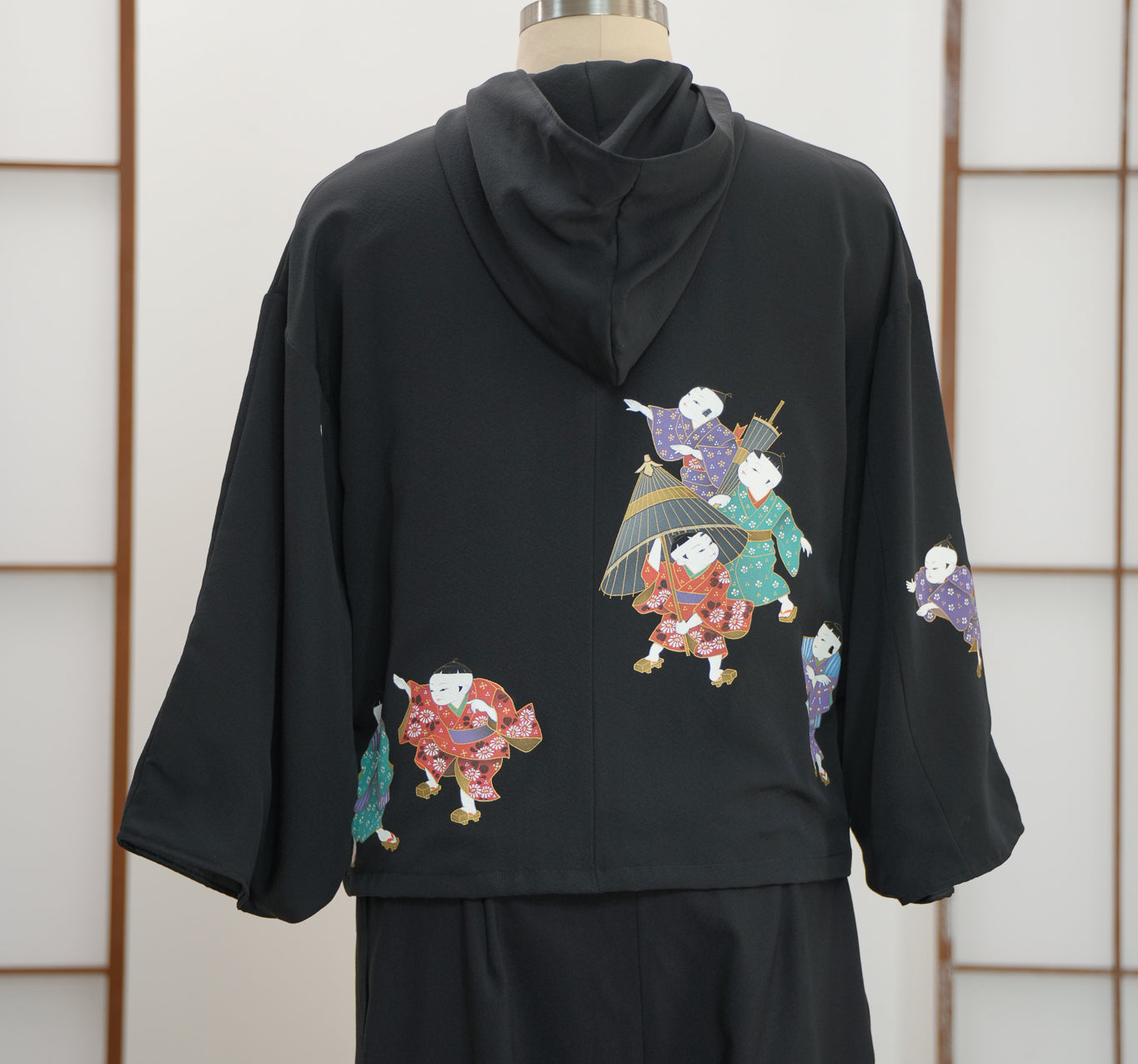 5.14 Premium On-hand:  Black Hoodie With Zipper | HWZ7681Y