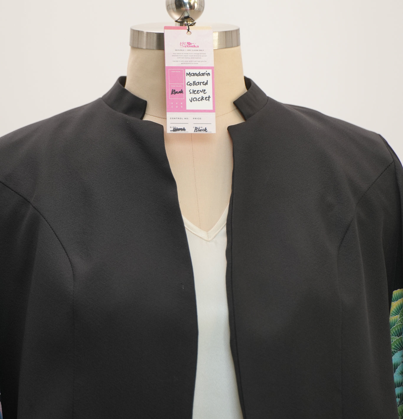 On-hand: Mandarin Collared Sleeved Jacket