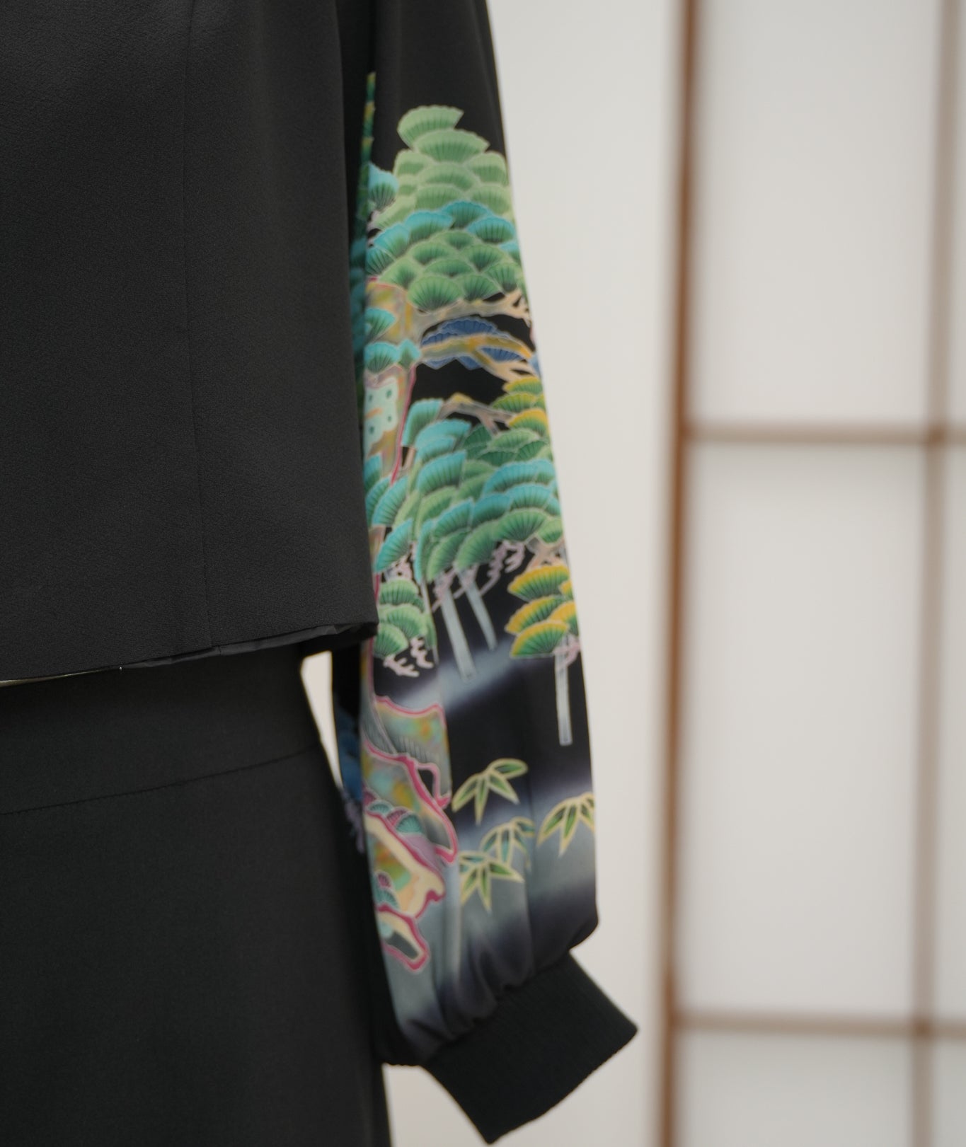 On-hand: Mandarin Collared Sleeved Jacket