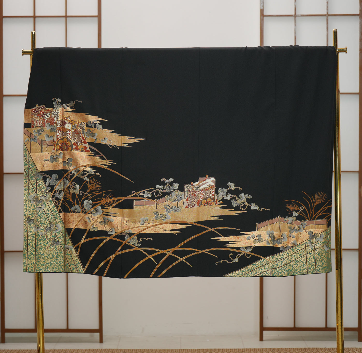6.28 Chiku Fabric: 0513_07 | Black Chariot
