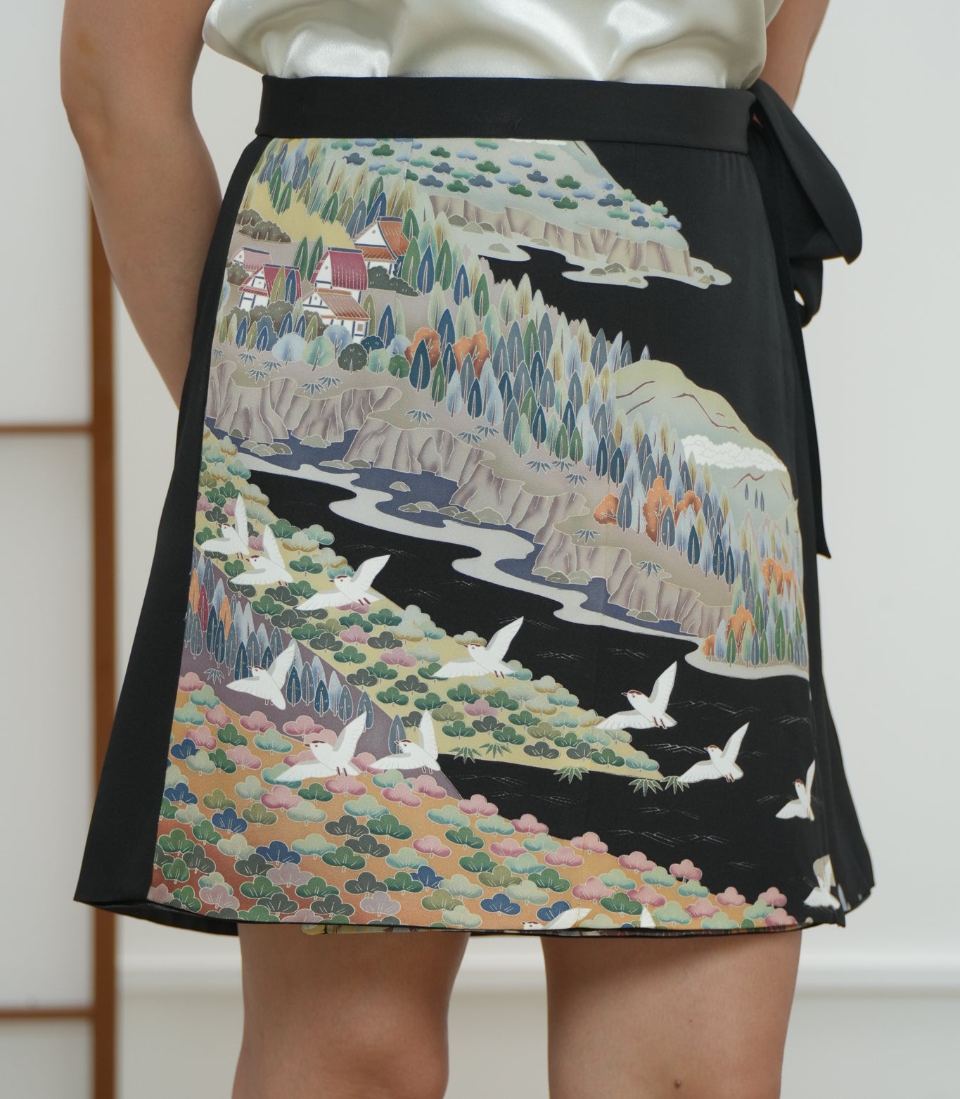 On-hand: Black Flight Summer Wrap Skirt  | SWS7117 1P