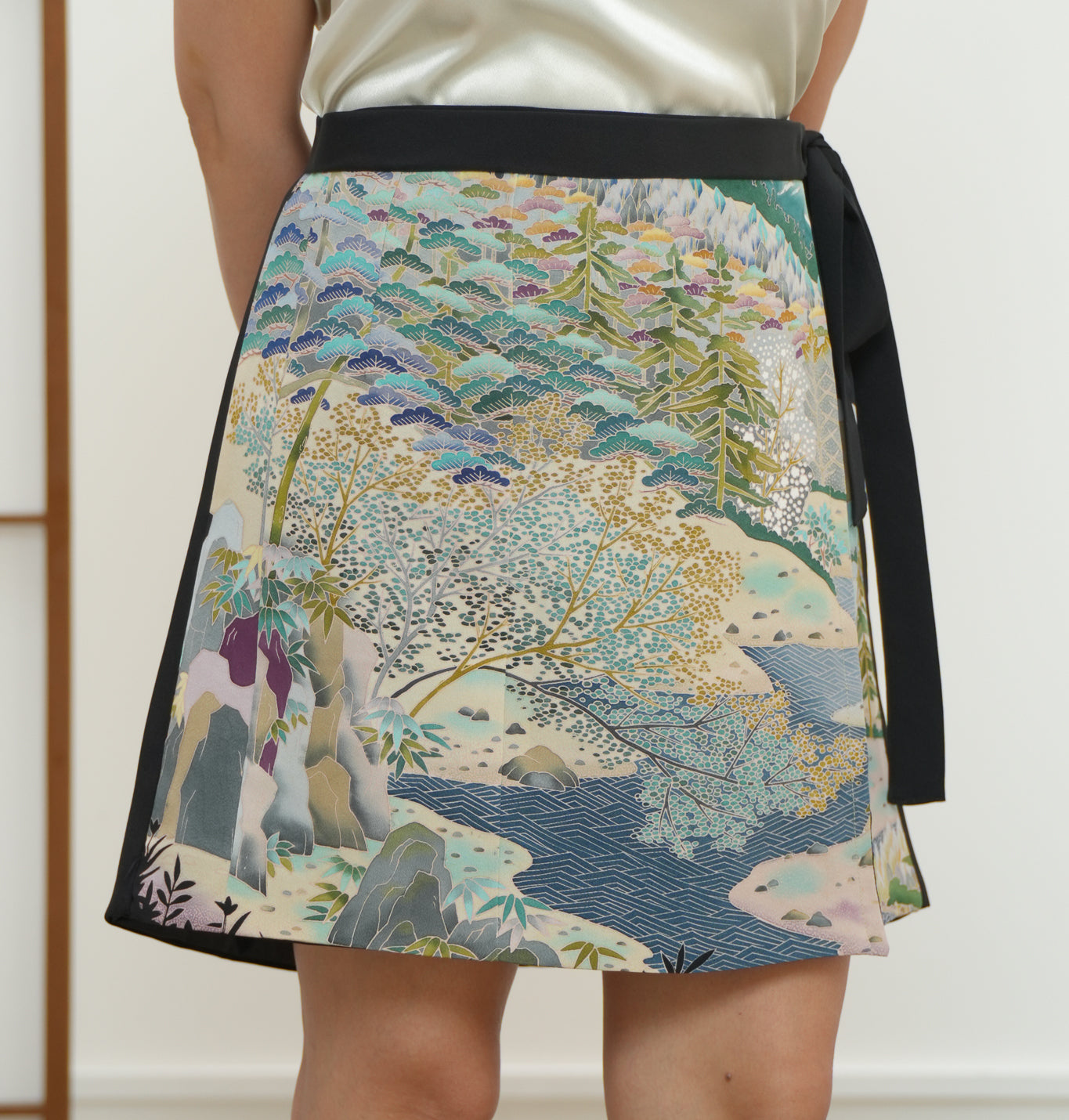 🎉 On-hand: Black forest Summer Wrap Skirt  | SWS7122Y 1P