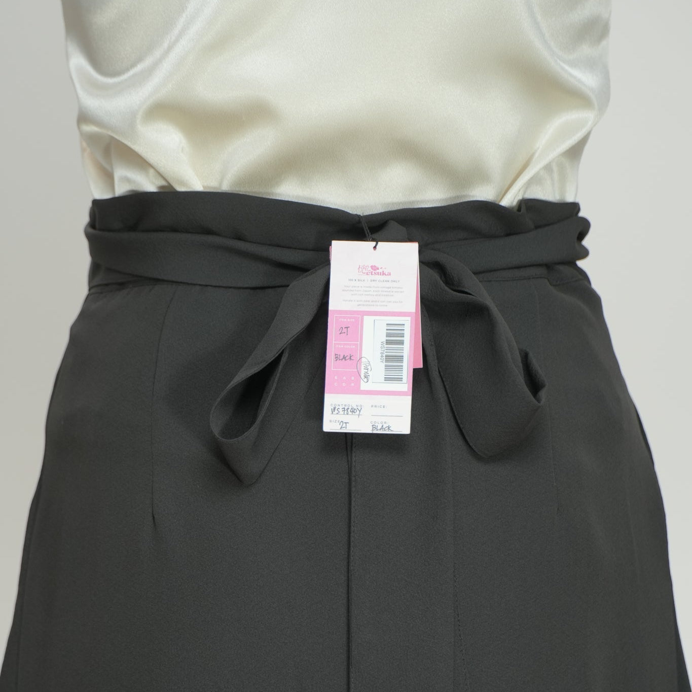 Premium On-hand: Black Wrap Skirt | WS7840Y | 2T
