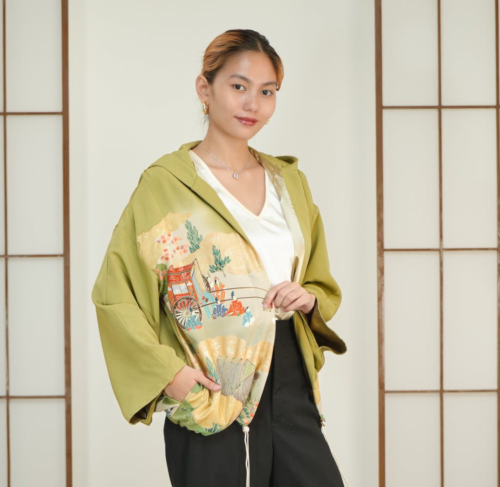 Premium On-hand: Green Hoodie | H6611 (nice matcha color!)