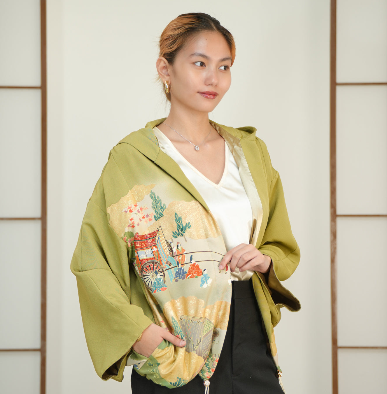Premium On-hand: Green Hoodie | H6611 (nice matcha color!)