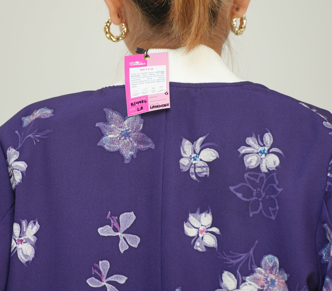 Premium On-hand: Bomber Jacket | BJ4986 | Lavender | LA - Mimi's fave