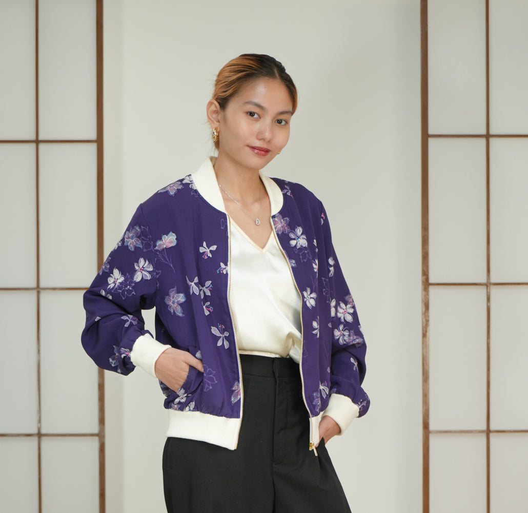 Premium On-hand: Bomber Jacket | BJ4986 | Lavender | LA - Mimi's fave