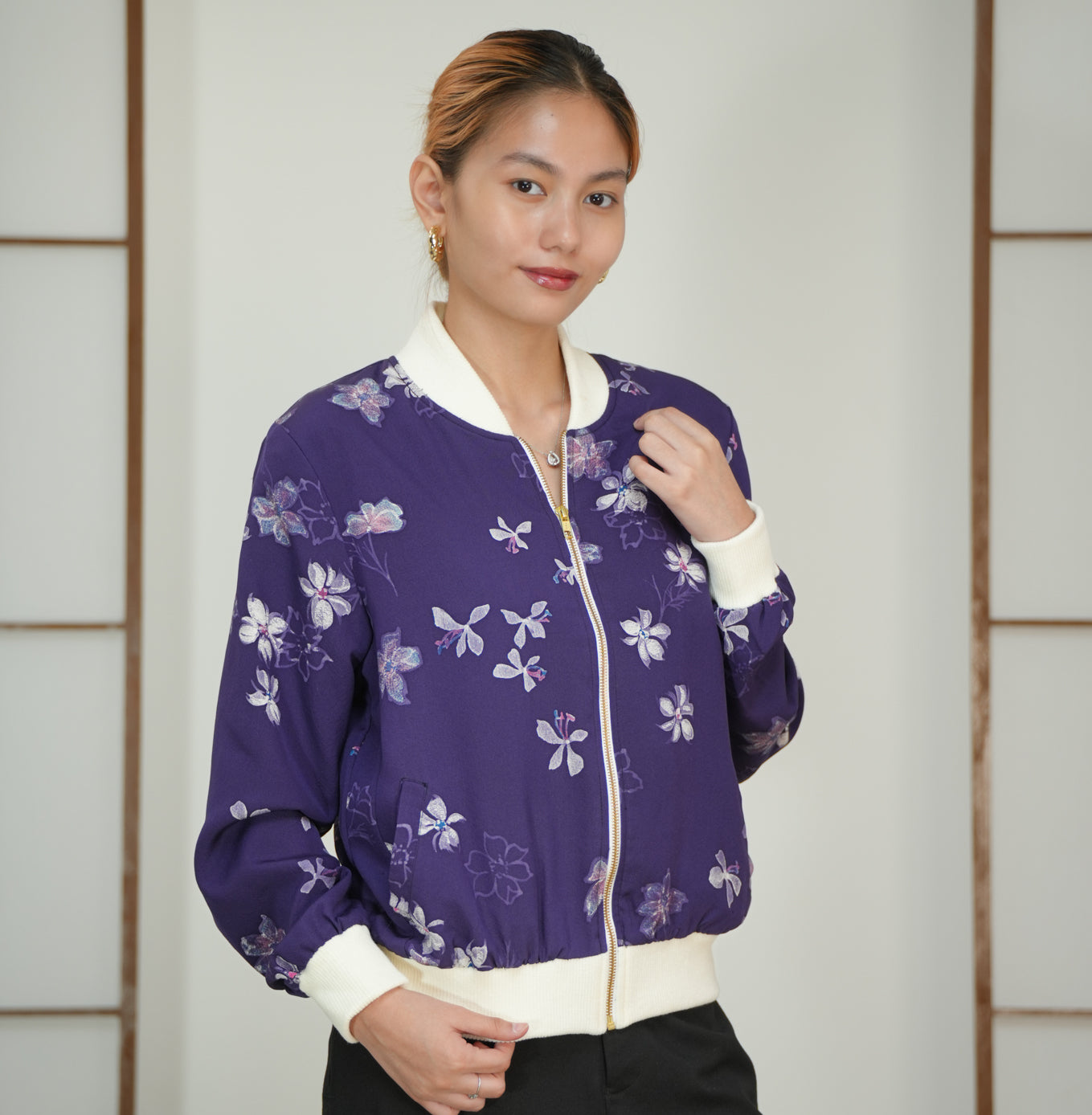 Premium On-hand: Bomber Jacket | BJ4986 | Lavender | LA - Mimi's fave