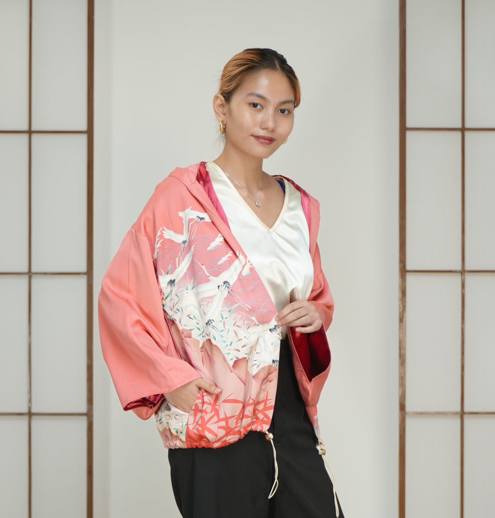 Premium On-hand: Pink Hoodie | H6355 (unique salmon pink color)