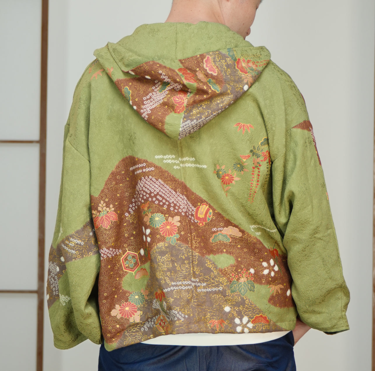 On-hand: Green Hoodie With Zipper | HWZ6214