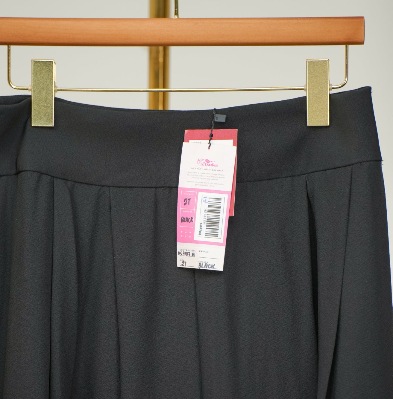 🎉5.14 Premium On-hand: Black Hanbok Skirt | HS7417 | 2T - mimi's choice