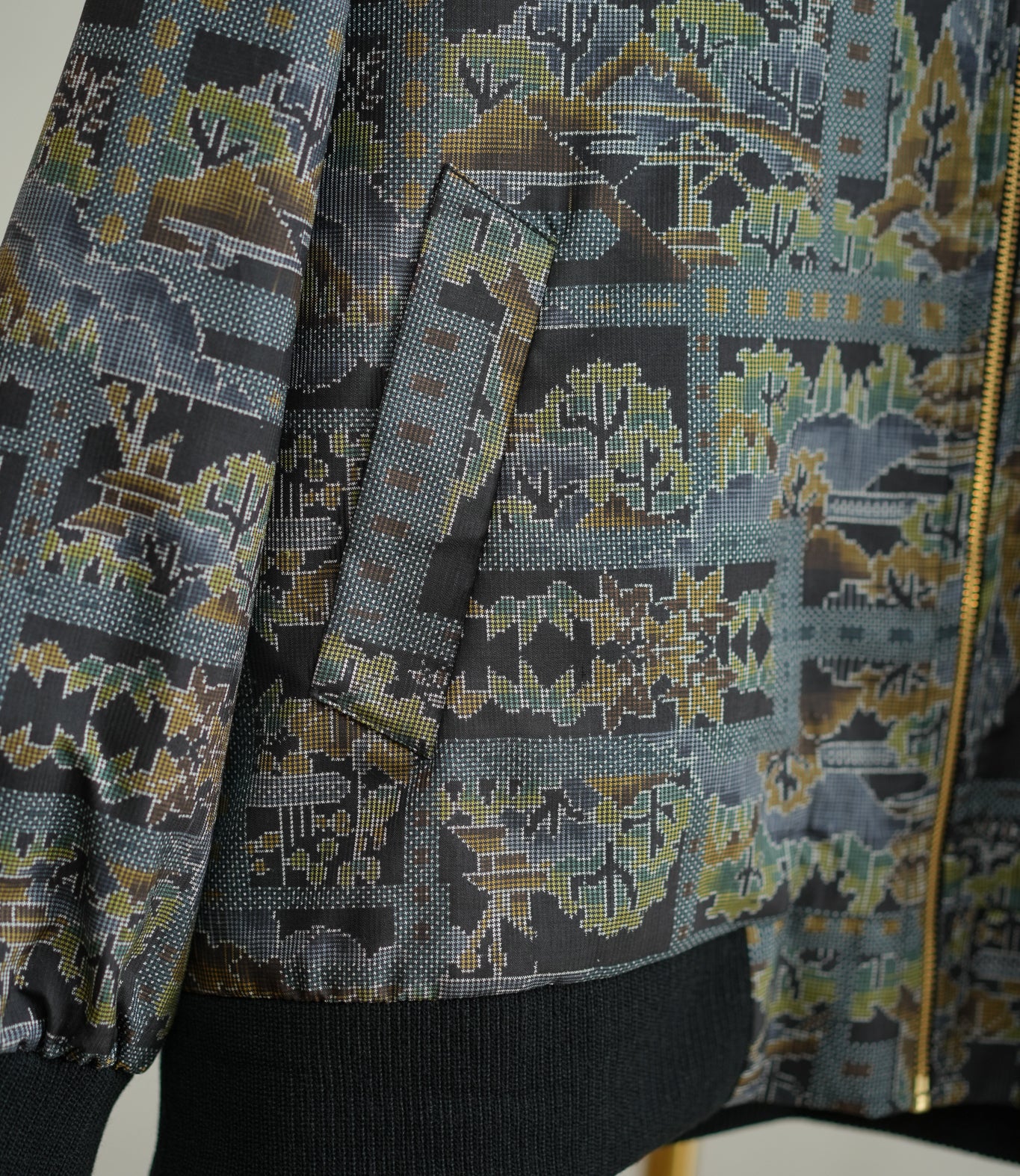 Premium On-hand: Blue Loose Fit Oshima Men's Bomber Jacket | LBJ7569M | Large