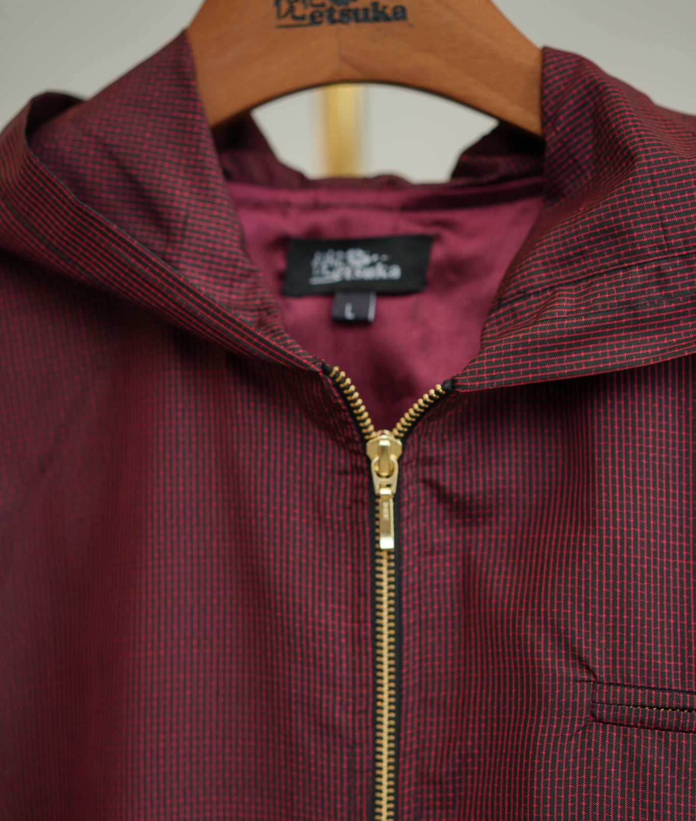 Premium On-hand: Red Loose Bomber Jacket | LBJ7568M | Large