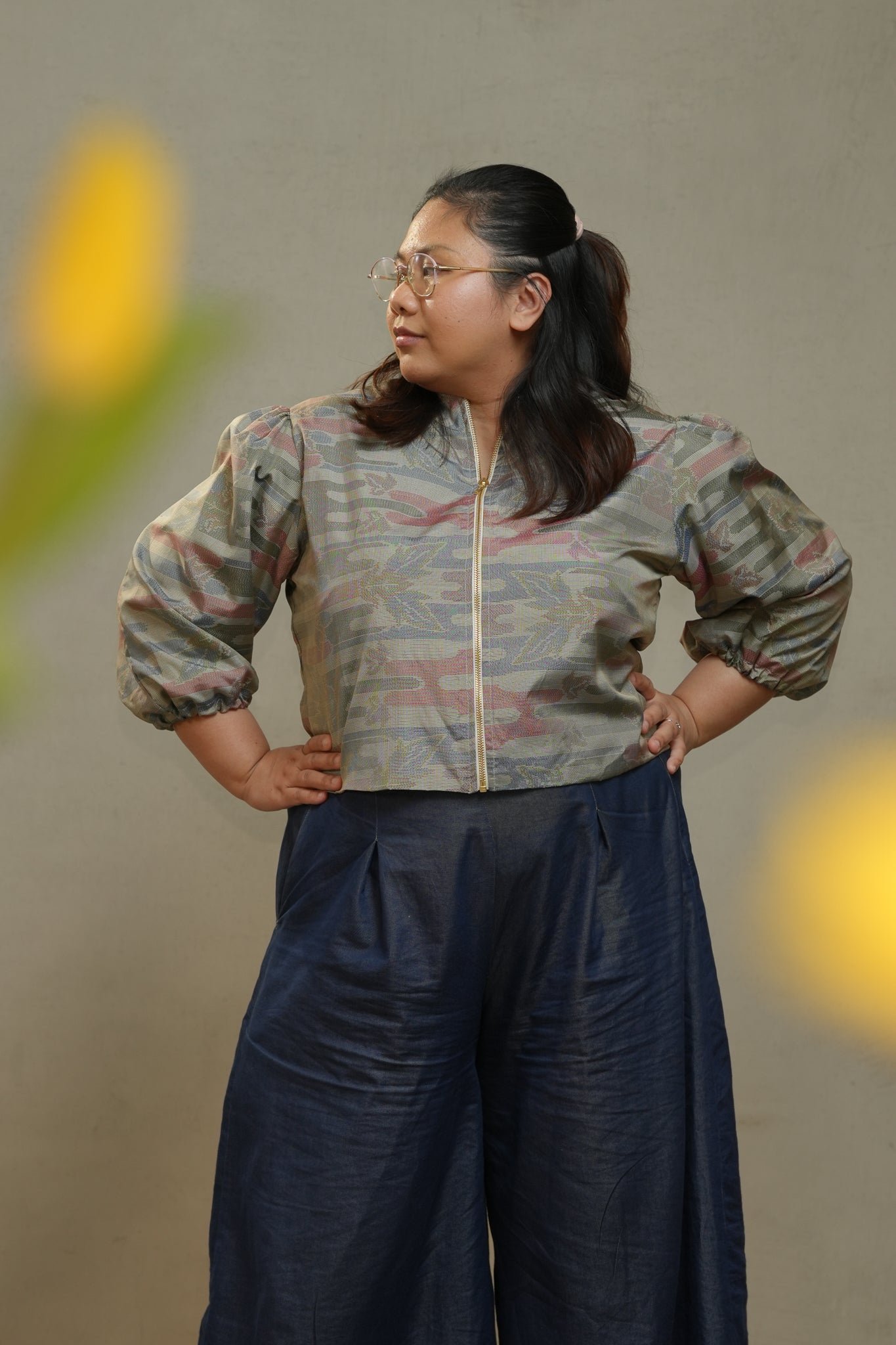 Premium On-hand item: Cream Puffer Jacket | PJ7581 | XLB