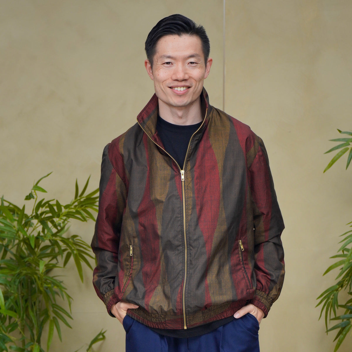 Premium On-hand item: Red Oshima Golfer Jacket | Large | OGJ8812M -O