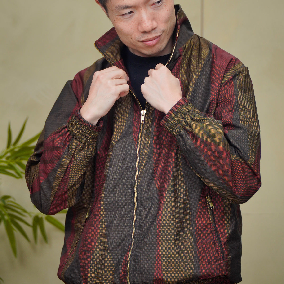 Premium On-hand item: Red Oshima Golfer Jacket | Large | OGJ8812M -O