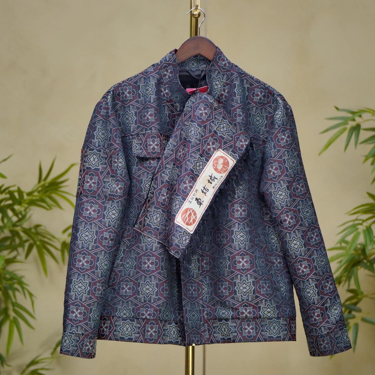 [Certificate] Premium On-hand item: Indigo Oshima Workman Jacket | Large | OWJ8811M -SMK