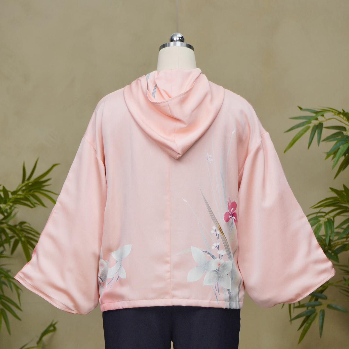 Premium On-hand: Pink Hoodie with Zipper (One Size) | HWZ8681Y -O