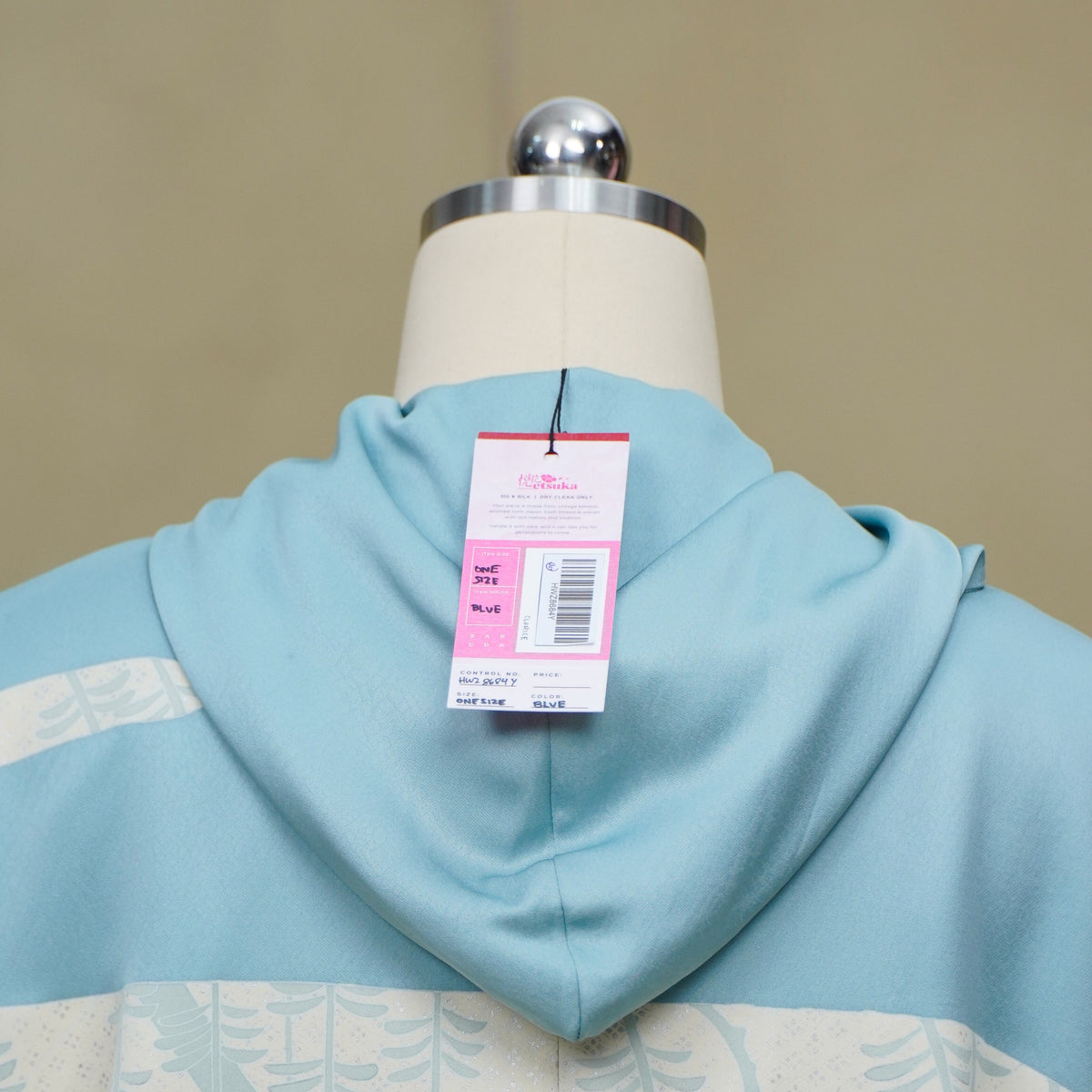 Premium On-hand: Blue Hoodie with Zipper (One Size) | HWZ8684Y -O