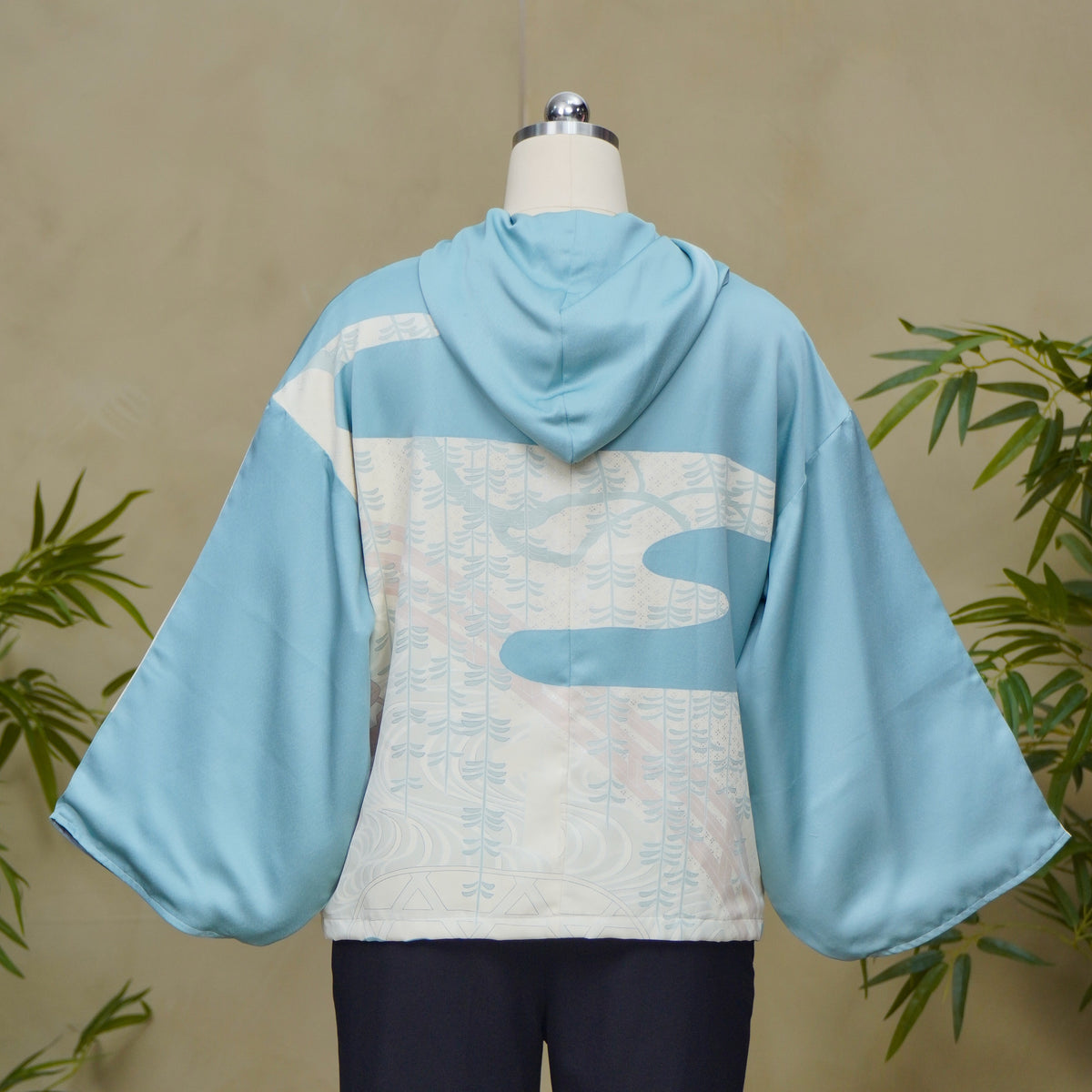 Premium On-hand: Blue Hoodie with Zipper (One Size) | HWZ8684Y -O