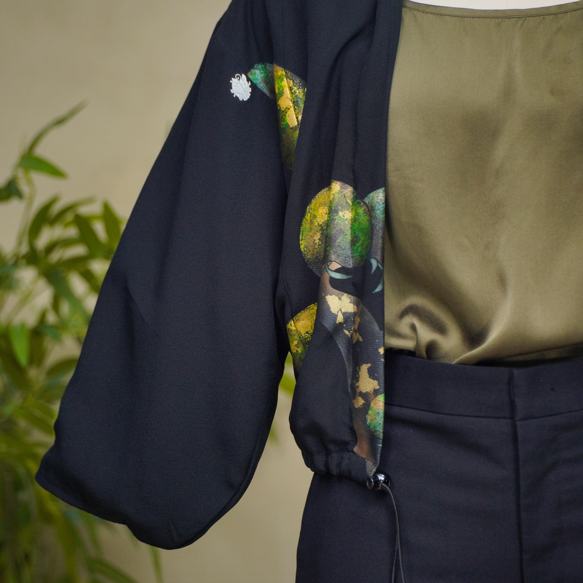 Premium On-hand item: Black Kodomo Hoodie (Small Size) | HK8744Y -O