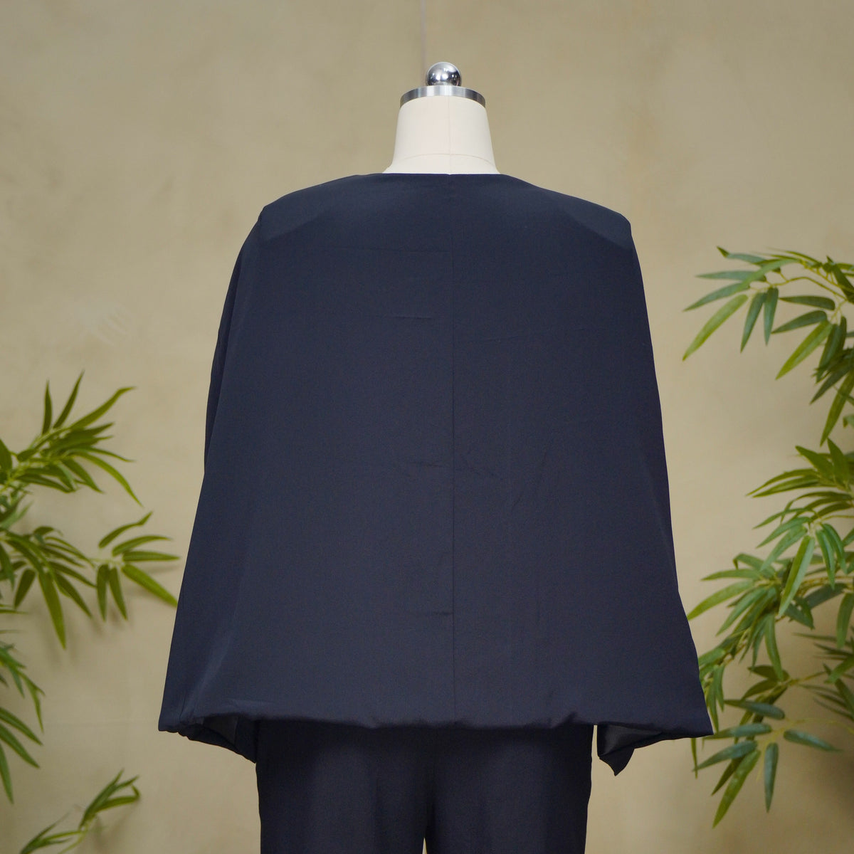 Premium On-hand: Black Cape Blazer | Large | CB8777M -O