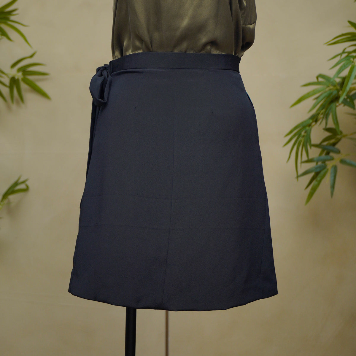 Premium On-hand: Black Summer Wrap Skirt | SWS8716Y | 1T
