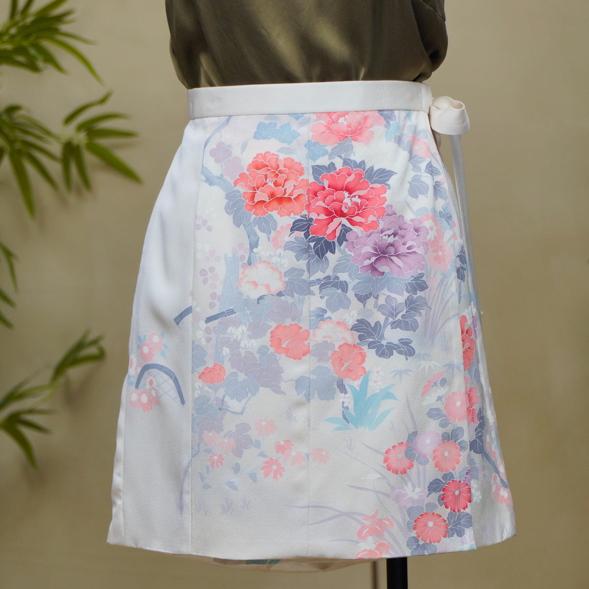 Premium On-hand: Cream Summer Wrap Skirt | SWS8717Y | 2T