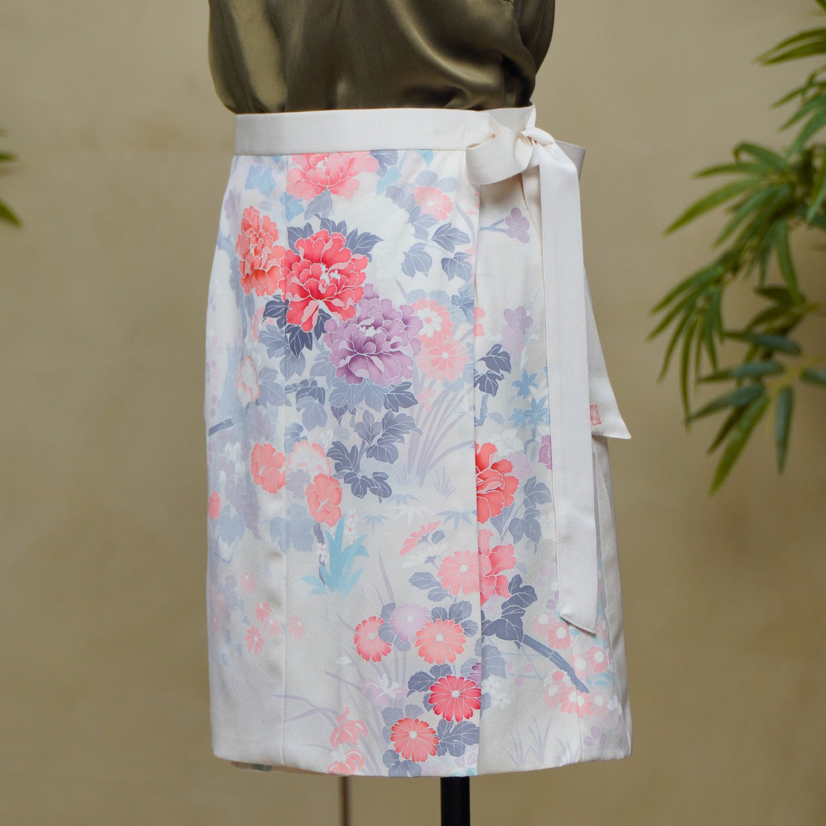 Premium On-hand: Cream Summer Wrap Skirt | SWS8717Y | 2T