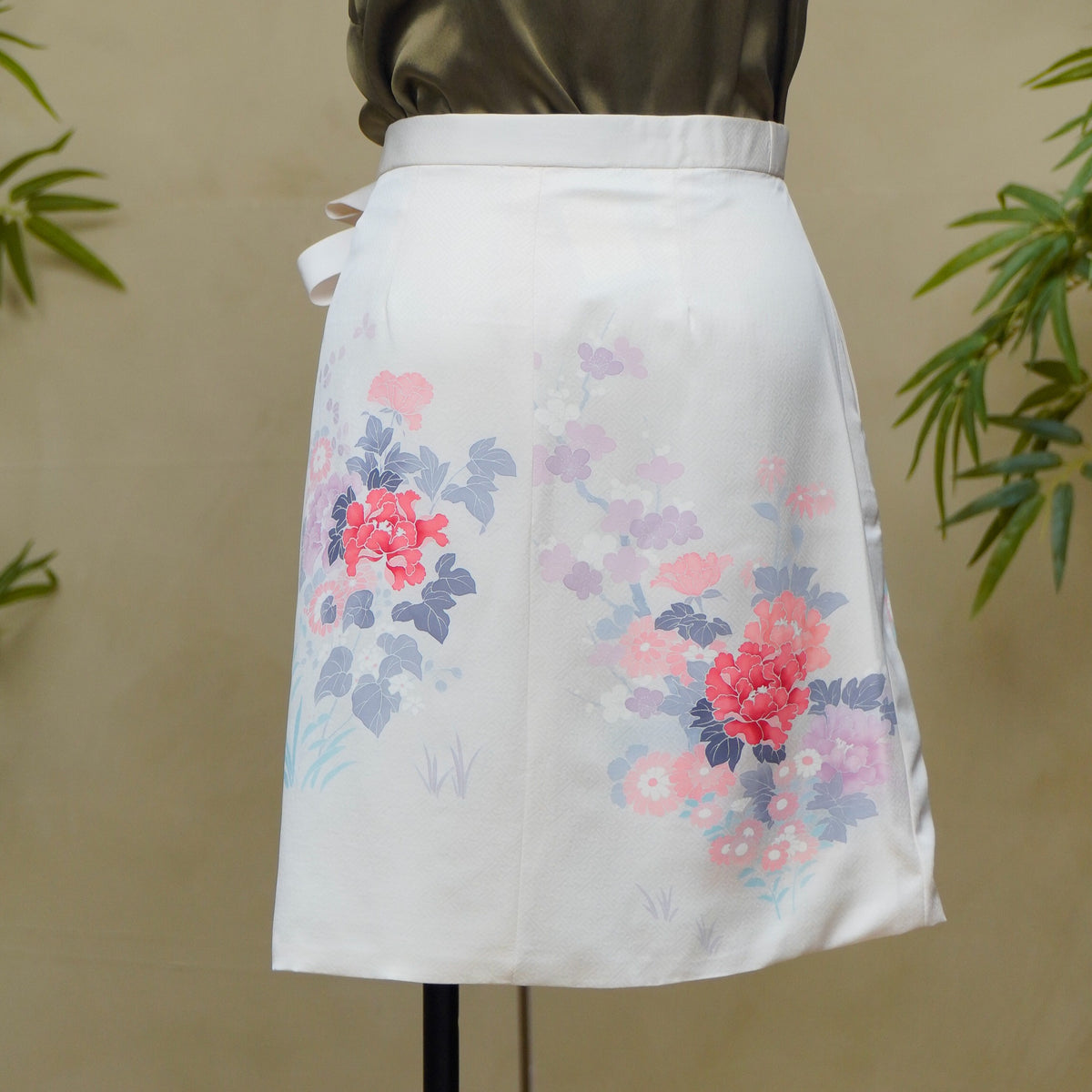 Premium On-hand: Cream Summer Wrap Skirt | SWS8717Y | 2T