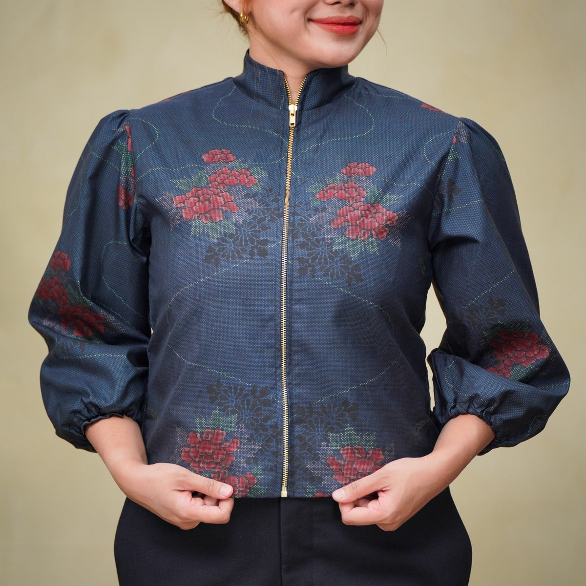 Premium On-hand item: Blue Puff Jacket | Large | PJ8688M -SMK