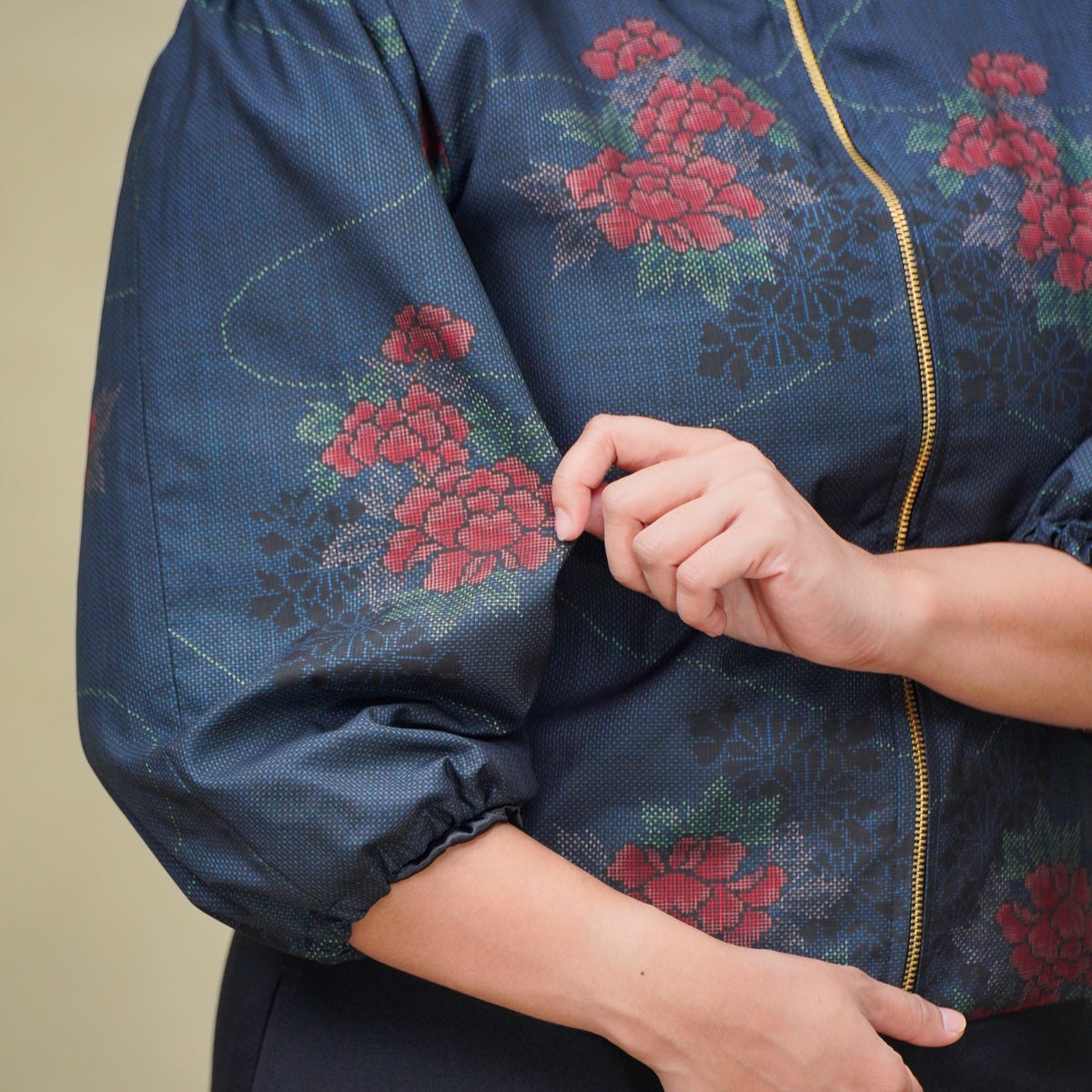 Premium On-hand item: Blue Puff Jacket | Large | PJ8688M -SMK