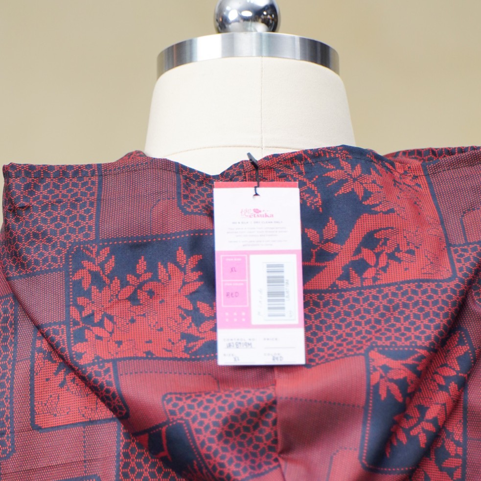 Premium On-hand: Red Loose Fit Oshima Men's Bomber Jacket | XL | LBJ8719M - SDH