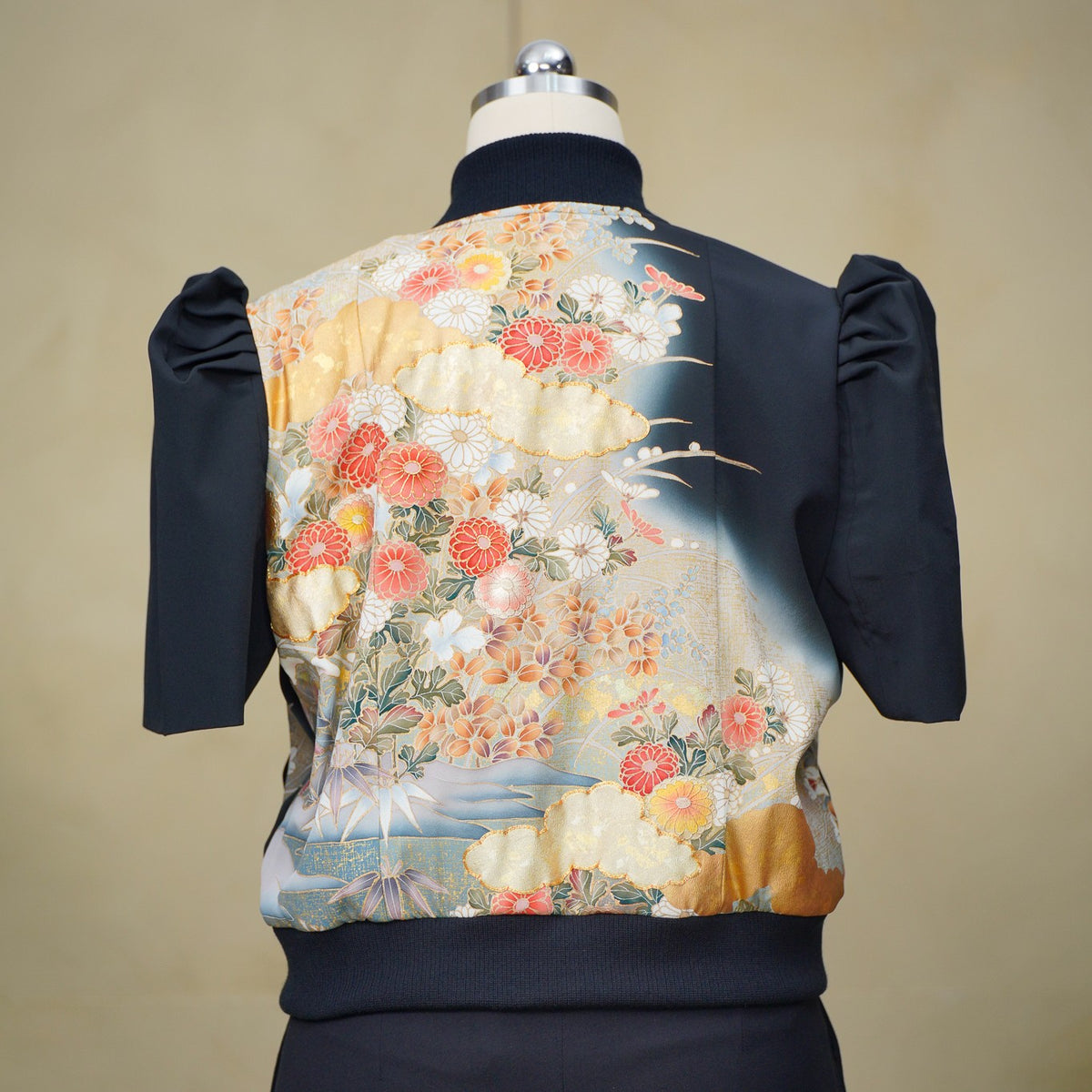 On-hand: Black Filipiniana Bomber Jacket | XL | FBJ8664M - SMK