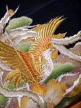 Load image into Gallery viewer, Premium (Wooden Dragon) Fabric: Phoenix in a Garden
