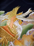 Load image into Gallery viewer, Premium (Wooden Dragon) Fabric: Phoenix in a Garden
