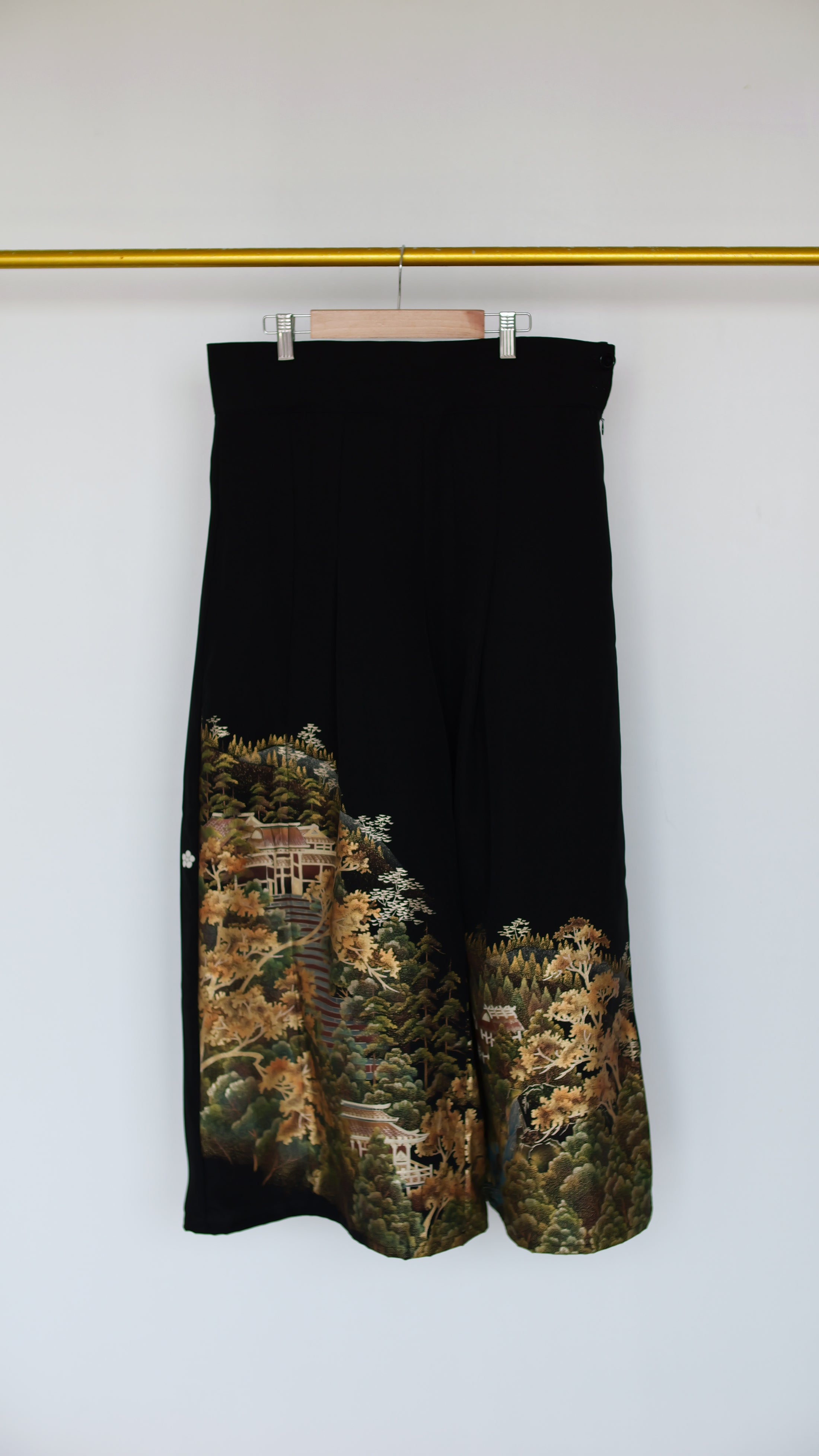 Online Private Viewing | Palazzo Pants - embroidered golden piece | PP454 | 4XLB