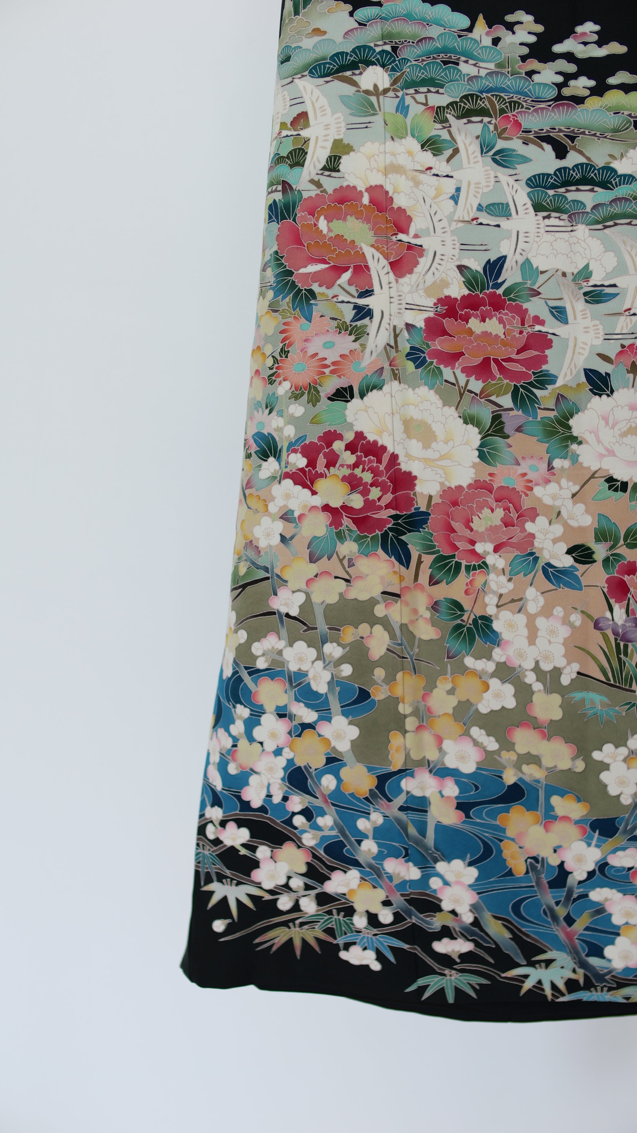 Online Private Viewing | wrap skirt - beautiful garden | WS419 | 2P