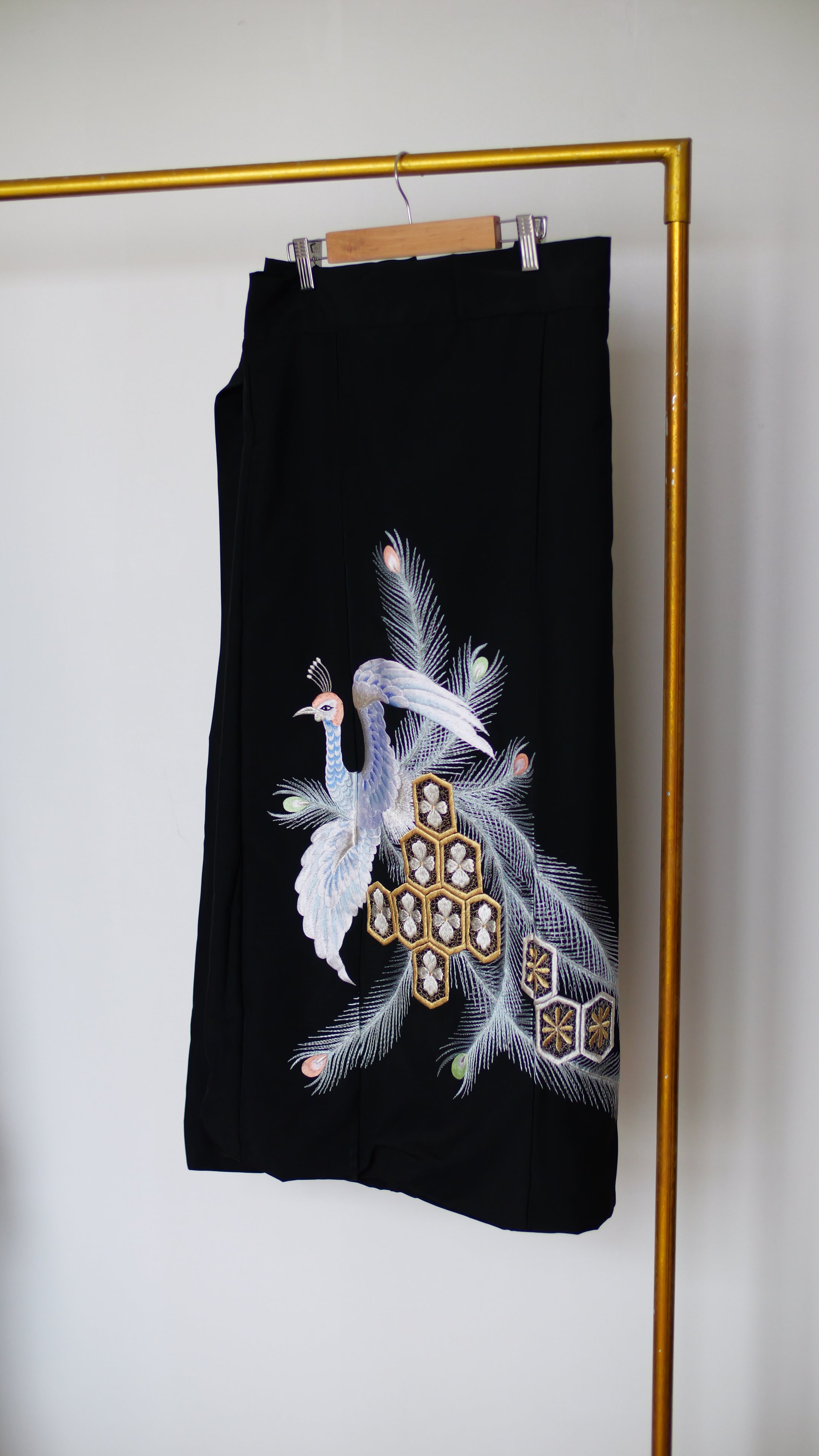 Online Private Viewing |wrap skirt  - fully embroidered| ws327 | 2P